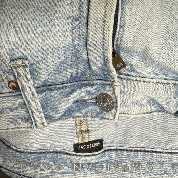 American Eagle Skinny Jeans Mens Air Flex 360 Distressed Men's Size 32x34 - Picture 6 of 11